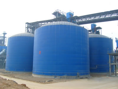 三台水泥钢板库改造